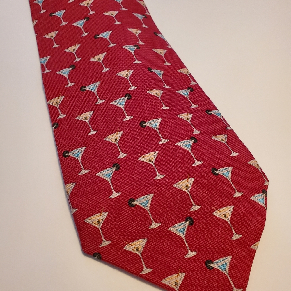 Mens "off island" tie